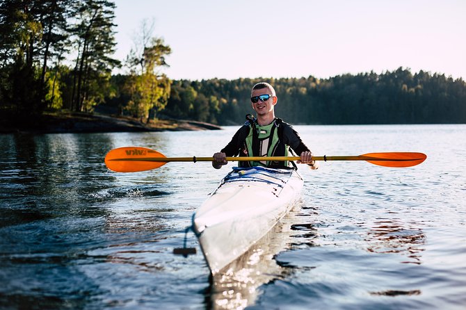 2-day kayaking adventure around Vaxholm in Stockholm Archipelago - self guided - Paddling through the Stockholm Archipelago