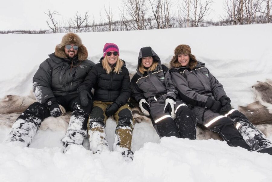 Abisko: Wilderness Snowshoe Hike - Mountain views and the possible Stor Nabben climb