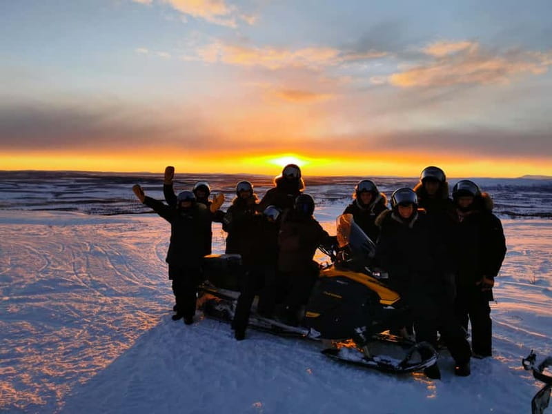 Arctic Dream - Snowmobile Safari to Lapland Viewpoint - Getting suited up at Máttaráhkká Northern Light Lodge