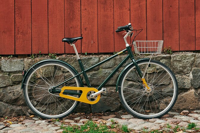 Bike rentals in central Stockholm - Riding to City Hall in about five minutes