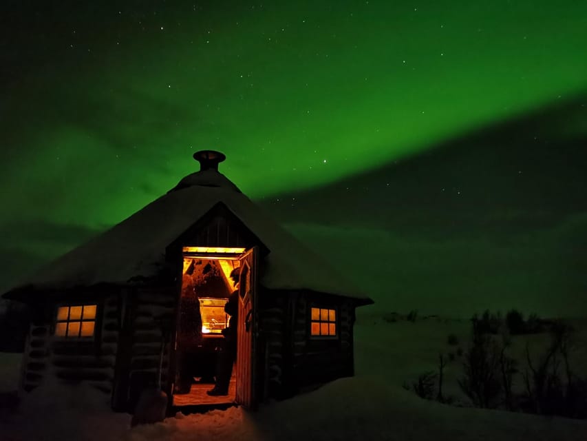 Björkliden/Abisko: Night Sky Snowmobile Tour - Pickup across Abisko and Björkliden