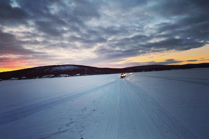 Day tour with snowmobile in Kiruna 10:30 am - Setting out from Kiruna at 10:30 am