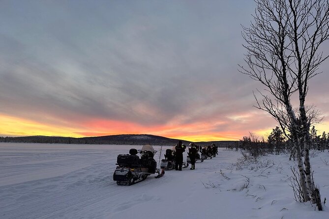 Day tour with snowmobile in Kiruna 10:30 am - Riding through Jukkasjarvi’s winter country