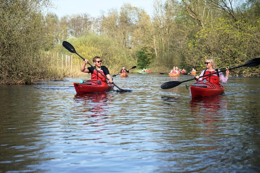 Downstream Säveån Kayak - Who will enjoy this most