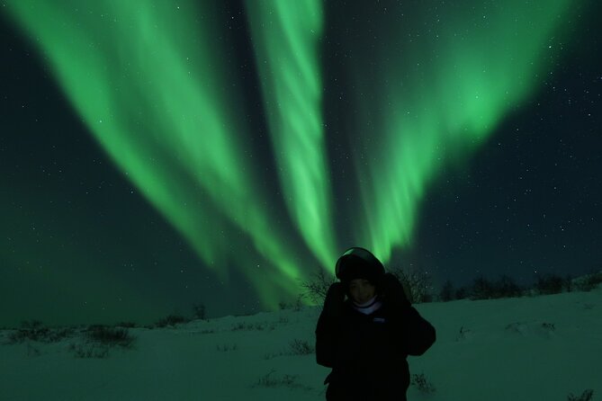 Enjoy the Aurora show on top of the mountain inc tipi dinner - Waiting for the Northern Lights on Mount Ednavaara