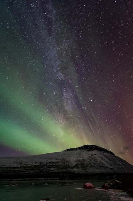 Experience the majestic Auroras Kiruna-Abisko & lodge dinner - When snow changes the plan