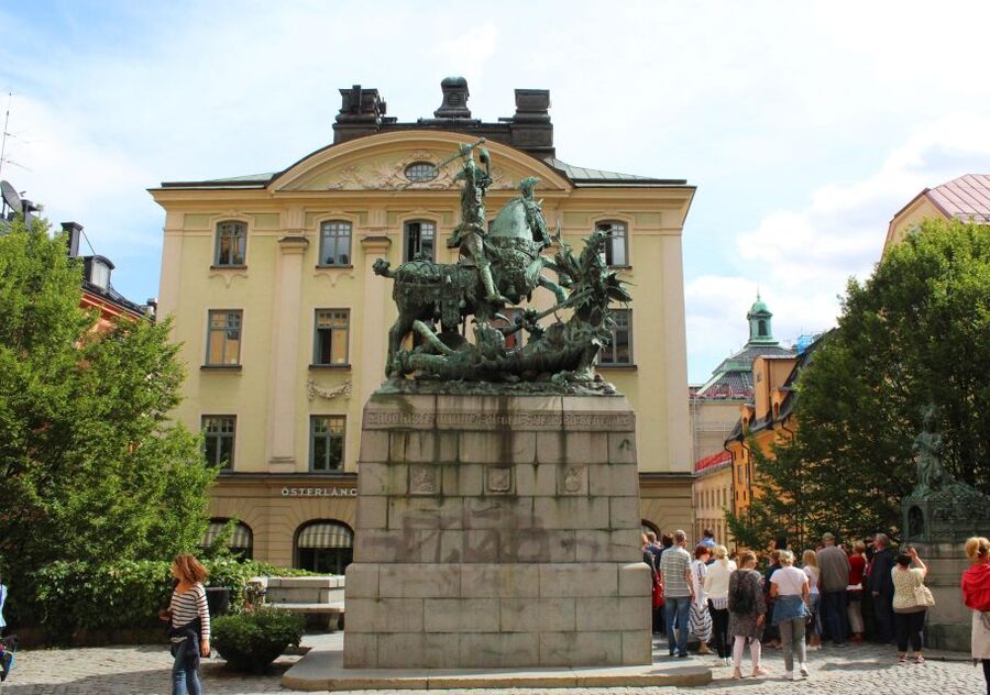 Gamla Stan: Essential Tour of Stockholm - Mårten Trotzigs gränd, where the street nearly disappears