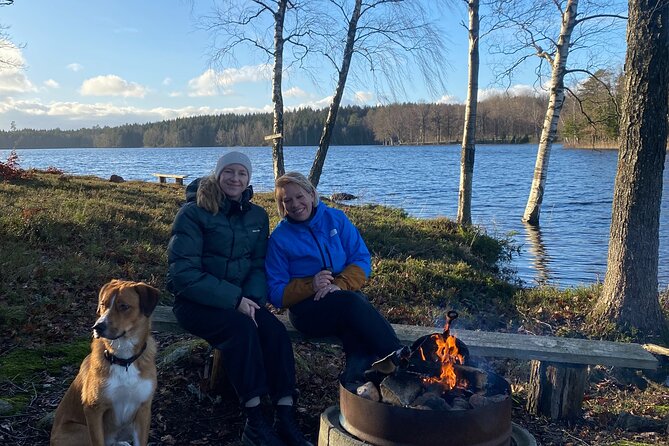 Hike with Wild Forage Surviving Tips and Local Lunch at the Lake - Starting at Brändabo with chickens, ducks, and a short transfer