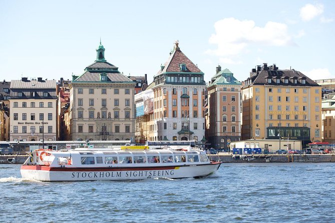 Hop-On Hop-Off Bus and Boat Ticket in Stockholm - Nybroplan and the Route Toward the Museums