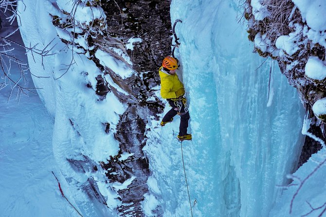 Ice Climbing Experience with Certified Guide - Learning the first moves on vertical ice