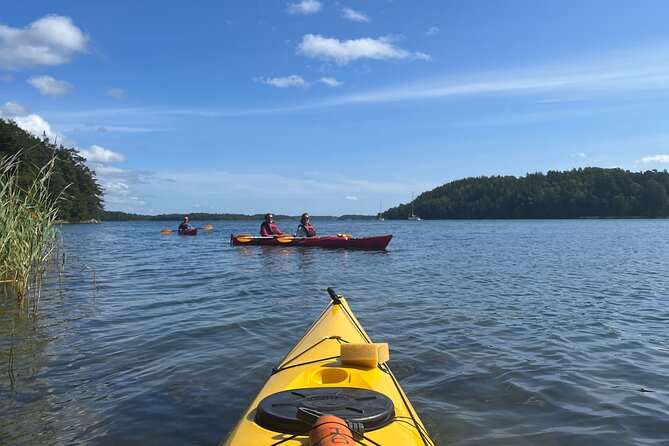 Kayak Tour in the Stockholm Archipelago with Lunch Meal - From Johanneshov to the Baltic shore