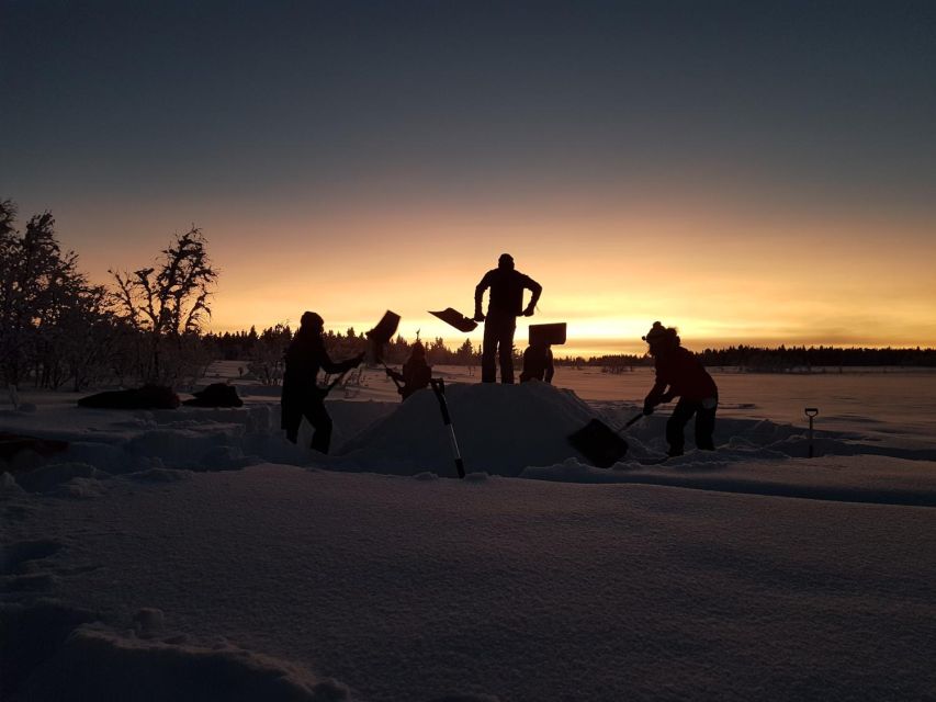 Kiruna: Build your own igloo overnight Tour - Four hours of snow, shovels, and teamwork