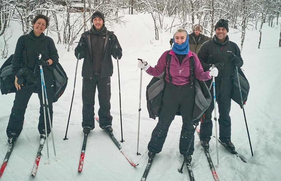 Kiruna: Cross-Country Skiing Tour with a Guide - Getting fitted with skis and winter clothing