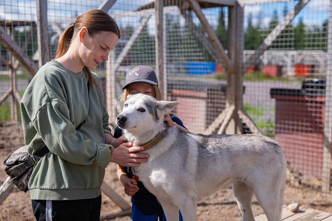 Meet 70 Huskies and Enjoy a short ATV Tour with the Huskies - Preparing the 8 to 10 dog training team