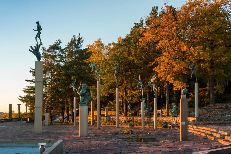 Millesgården Museum: sculpture park and art galllery - The art gallery and museum shop