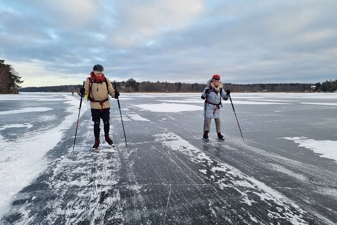 Nordic Ice Skating on a Frozen Lake in Stockholm - Leaving central Stockholm at 9:00 am