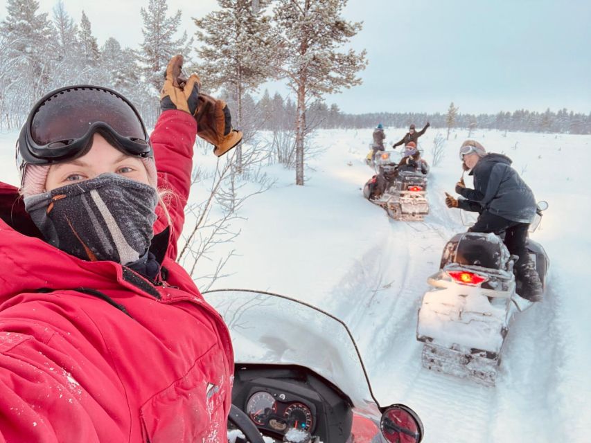 Polar Nature Tour on Snowmobile - Starting with pickup in Kiruna town
