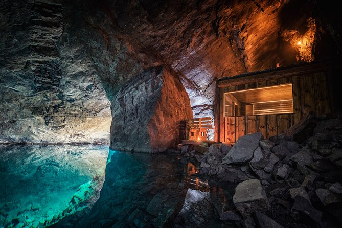 Sauna Ritual of the Lady of the Mine Experience - The underground lake and sauna setting