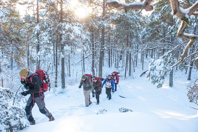 Snowshoe Winter Hike from Stockholm - Clothing matters more than style