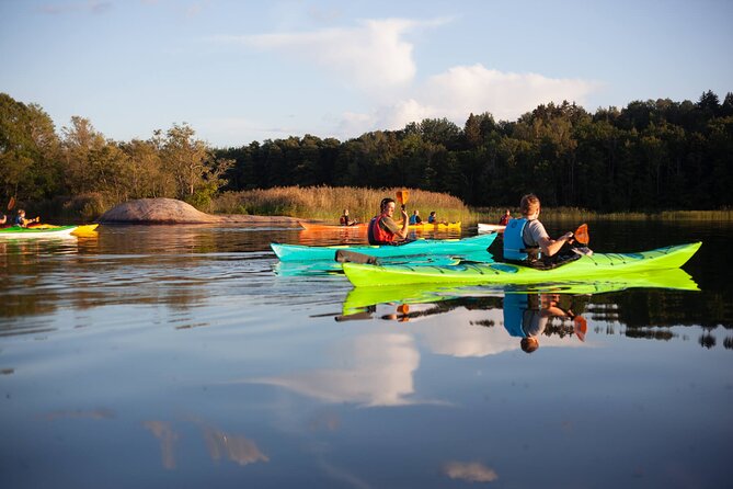 Stockholm Archipelago Sunset Kayaking and Fika tour - Getting beyond Stockholm toward Vaxholm