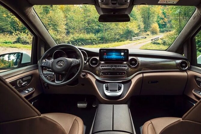 Stockholm City Departure Private Transfer to Stockholm Port by Luxury Van - Riding in a Mercedes Benz V Class