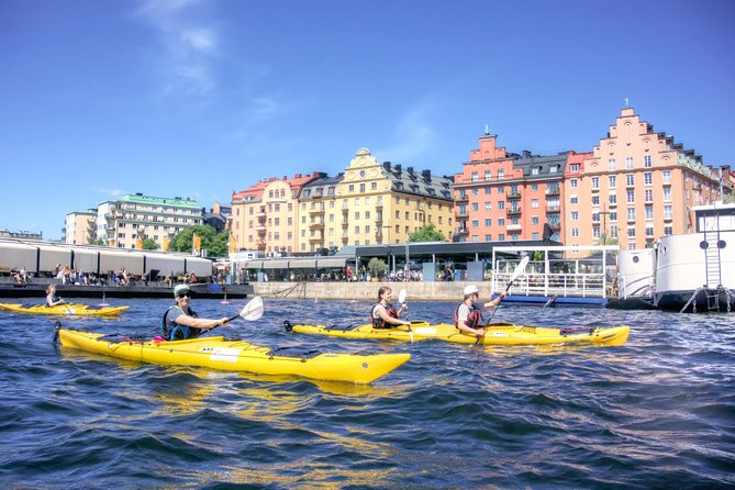 Stockholm City Kayak Tour - Riddarholmen and the church view