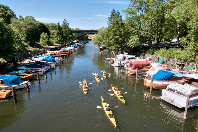 Stockholm City Kayak Tour - Södermalm from a lower angle