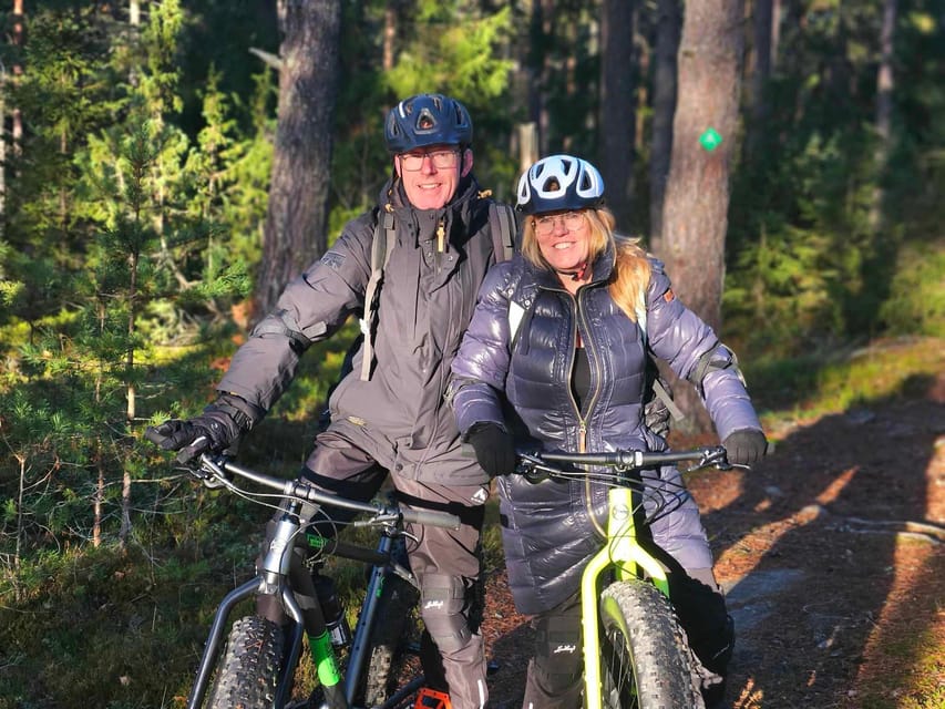 Stockholm: Fat Bike Forest Adventure with Lunch and Sauna - A Two-Part Ride Through Woods and Lakes