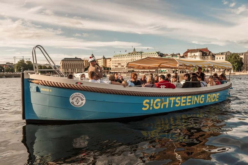 Stockholm: Guided City Sightseeing Open Electric Boat Tour - Five things worth knowing before you book