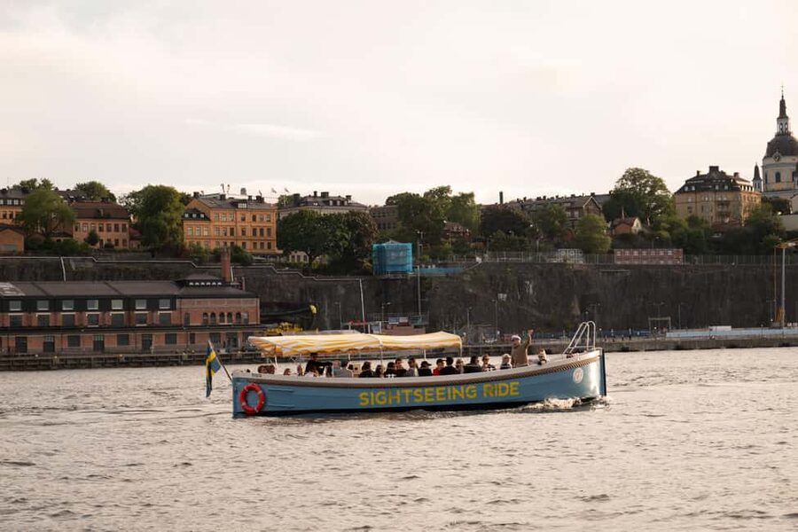 Stockholm: Guided City Sightseeing Open Electric Boat Tour - What the $23 price really buys you