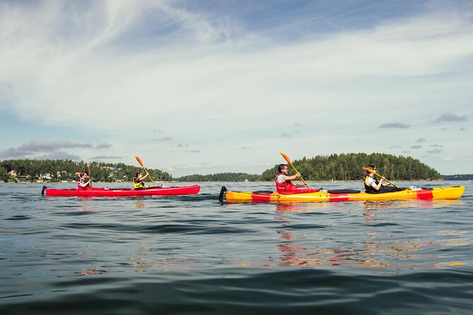 Stockholm: Kayaking tour around Vaxholm Archipelago with Fika - Bogesundslandet, forests and open meadows