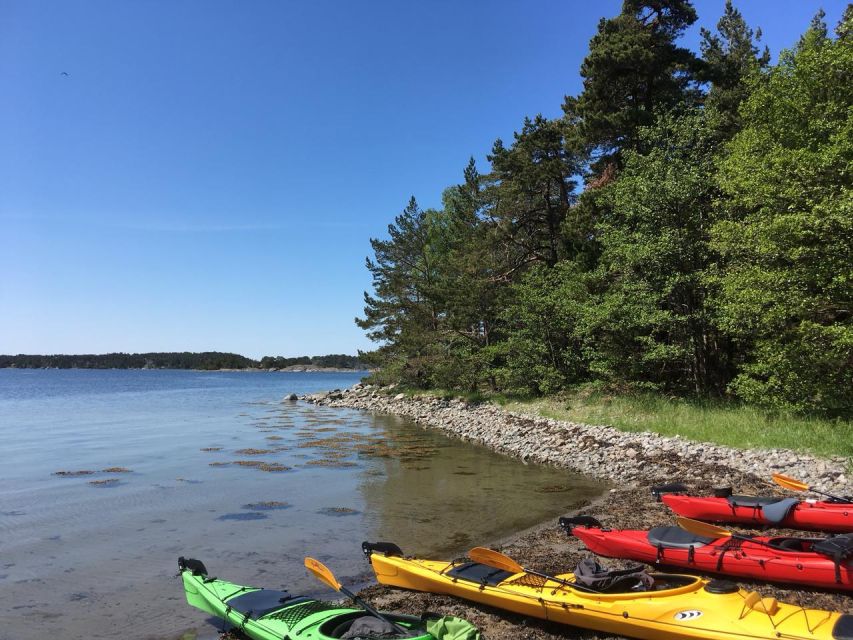 Stockholm: Morning Kayak Tour in the Archipelago with Lunch - Tandem kayaks, distance, and effort
