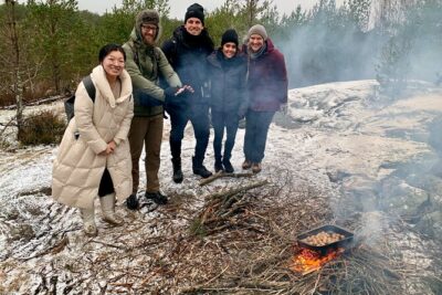 Nature Reserve Hiking Tour with Campfire Lunch