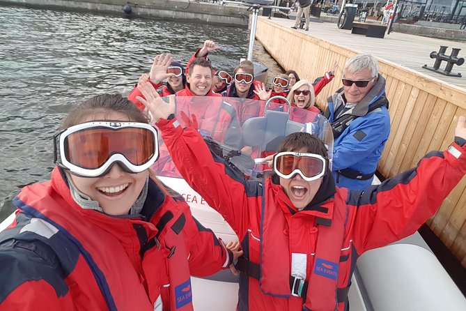 Stockholm RIB Speed Boat Tour - Slowing down at Vaxholm Fortress