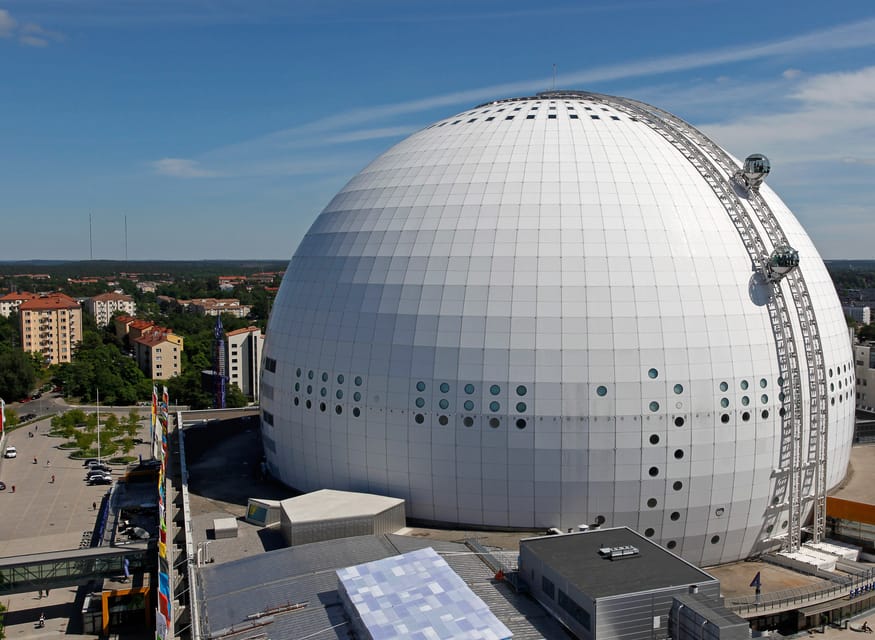 Stockholm: SkyView Glass Gondola Ride - Reaching Avicii Arena and checking in