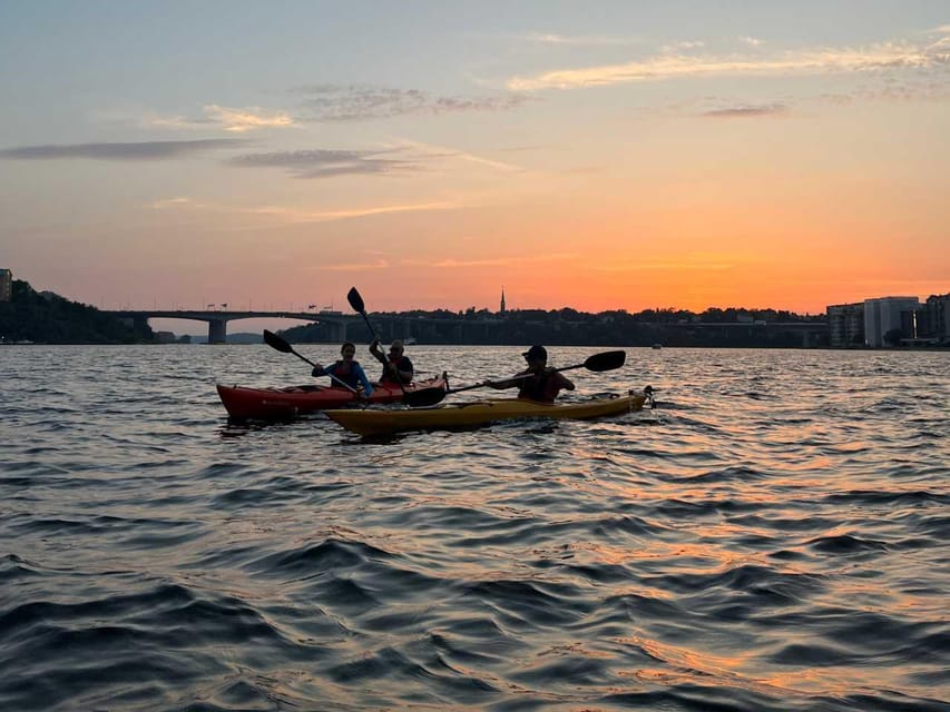 Stockholm: Sunset Kayak Tour in the City + Swedish Fika - Practical preparation for a smoother evening