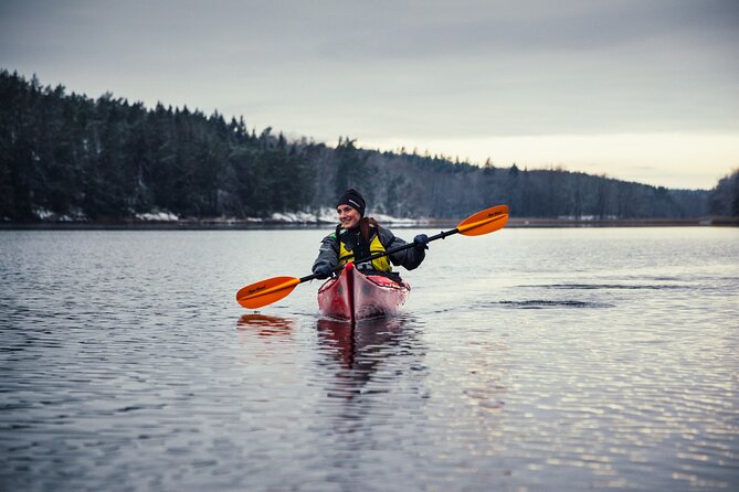 Stockholm: Winter Kayaking, Swedish Fika and hot Sauna Experience - The sauna and the Baltic plunge