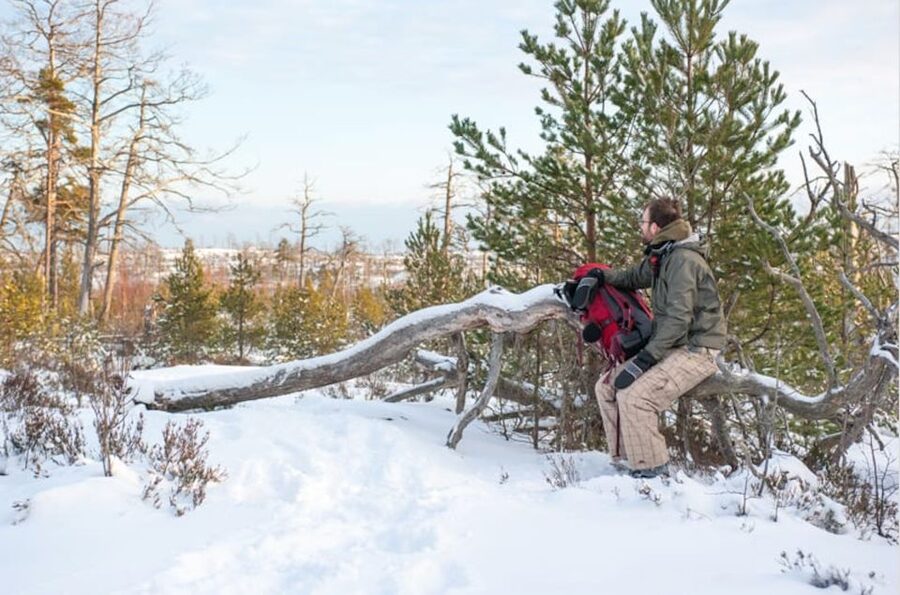 Stockholm: Winter Snowshoe Full-Day Hike - Crossing ice with care