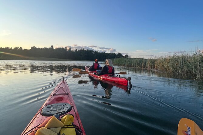 Sunset Kayak Tour in the Stockholm Archipelago + Swedish Fika - Paddling into the Stockholm Archipelago