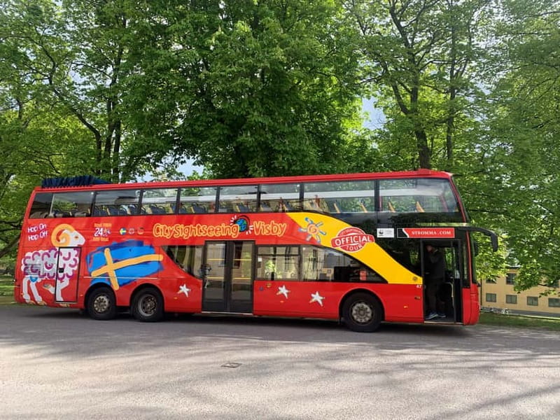 Visby: Hop-On Hop-Off 1 day Bus Tour - Key points to know before boarding
