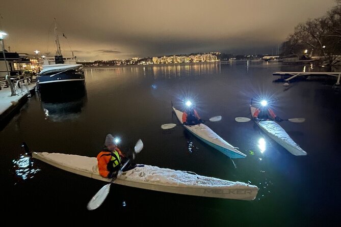 Winter Kayak Tour in Stockholm City (Dry Suit Kayaking) - The first 30 minutes: clothing, kayaks, and safety